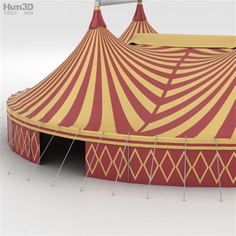 Circus Tent 3D Model Architecture On Hum3D