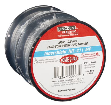 Lincoln Electric Flux Cored Gasless Welding Wire Bonus Pack 2 Lb Spool