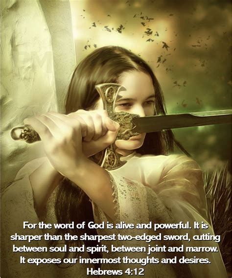 Hebrews 412 The Word Of The Lord Is Your Weapon Spiritual Warrior