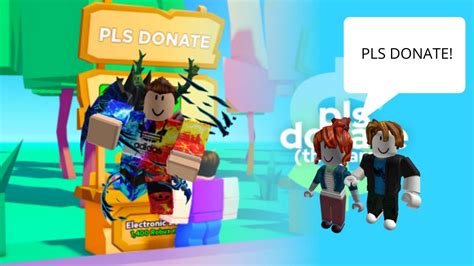 playing roblox pls donate one donation per person youtube