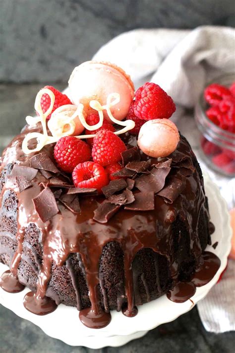 Chocolate Raspberry Bundt Cake The Seaside Baker