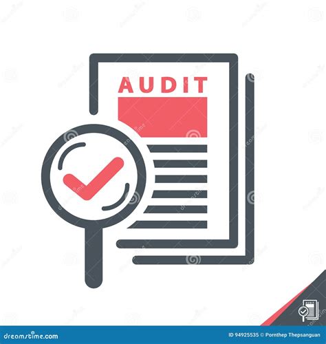 Audit Concept Stock Vector Illustration Of Control