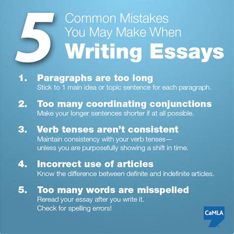 Here Are Common Mistakes You May Make When Writing Essays College