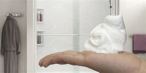 wipe your glass shower door with shaving cream to prevent fog and scum build up cleaning