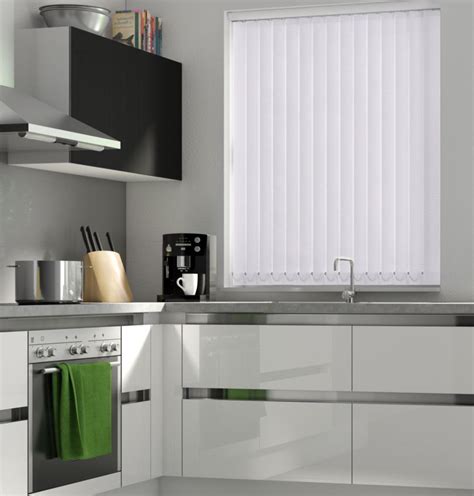 Clear White Vertical Blind Blinds Direct Online