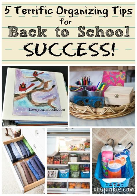 5 Terrific Organizing Tips For Back To School Success With Less Chaos