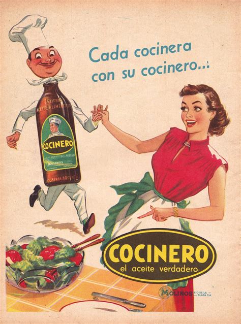 Aceite Cocinero Fuente Archivo Publicitario Facebook Retro