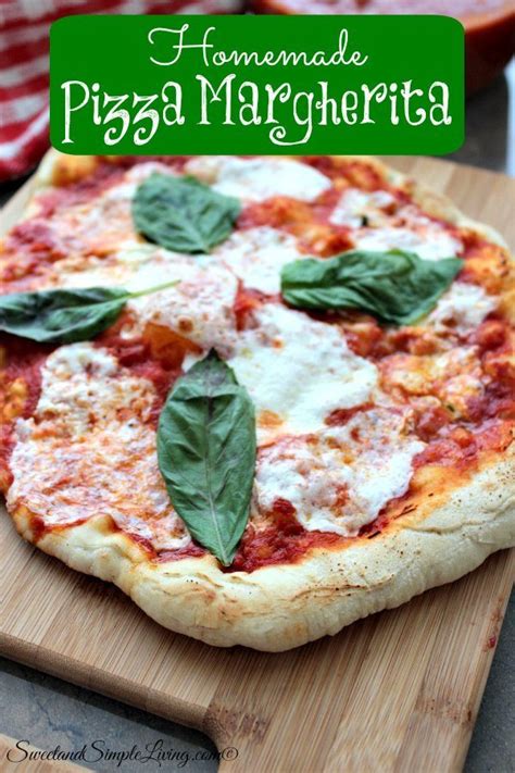 Homemade Pizza Margherita Recipe So Yummy