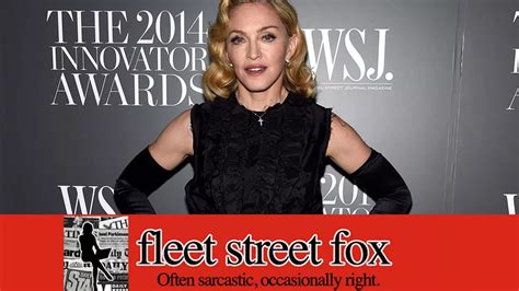 Why Don T We Care When Madonna Gets Her Boobs Out Fleet Street Fox