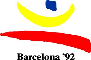 El logo oficial de los juegos olímpicos de barcelona 1992 y la mascota cobi. azul.zielo_diseño gráfico: Pictogramas de los JJOO ...