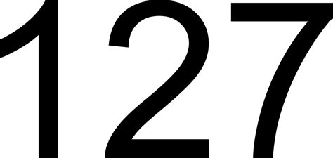 127 — сто двадцать семь натуральное нечетное число 31е простое число