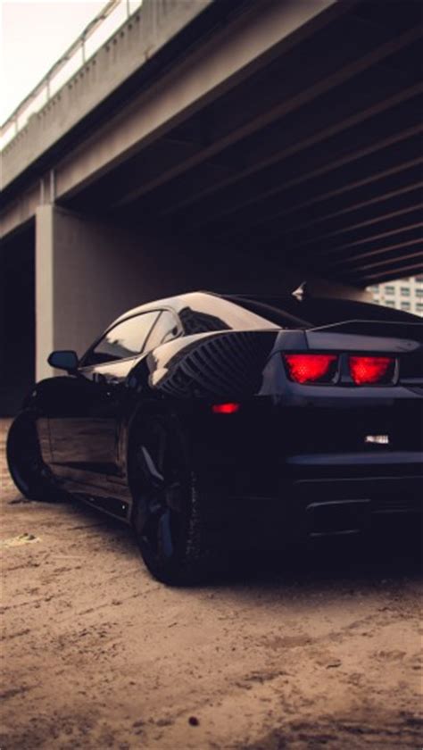 Stunning Black Sports Car The Iphone Wallpapers