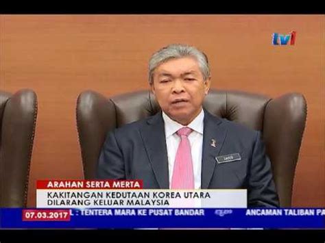 Menurut laporan channel news asia, ahad, 21 maret 2021, bendera korea utara sudah diturunkan di depan gedung kedutaan besar. KAKITANGAN KEDUTAAN KOREA UTARA DILARANG KELUAR MALAYSIA ...