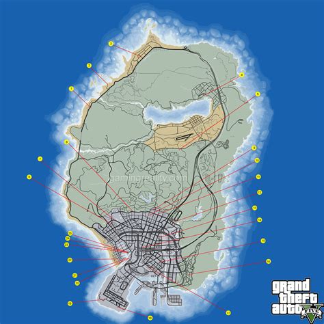 GTA V Properties Locations Map and List  GamingReality