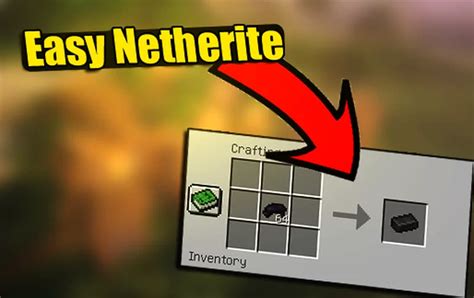 Minecraft You Can Craft Netherite Ingot Minecraft Data Pack