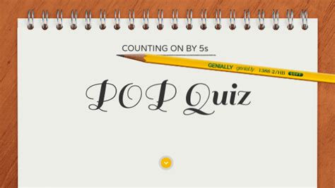 Pop Quiz 1