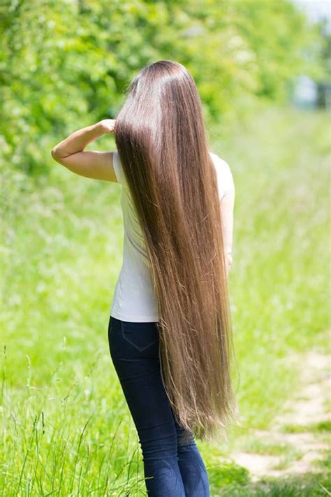 Beautiful Long Straight Flowing Shiny Hair Extremely Long Hair
