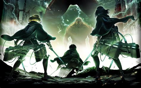 Voir plus d'idées sur le thème citations d'anime, anime mangas, citation manga. L'Attaque des Titans Fond d'écran HD | Arrière-Plan ...