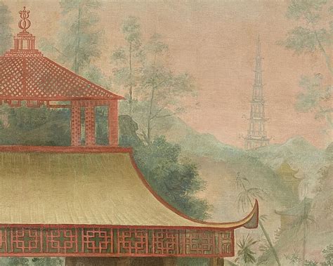Decorative Panels Of The 18th Century Wallpaper Chinese Decor Of