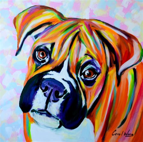 Dogs Portrait Painting Art People Gallery