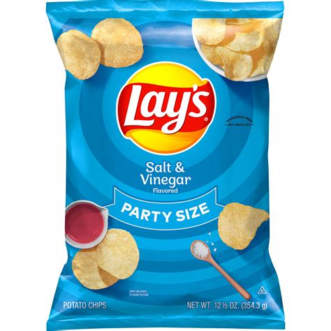 Lays Party Size Salt And Vinegar Flavored Potato Chips Smartlabel™
