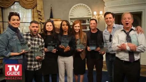Scandal Cast And Crew Accepts Their Tv Guide Fan Scandal Moments