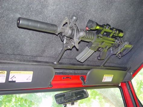 Wanna Hide A Gun In Your Car Another Custom Roof Mount For Rifles