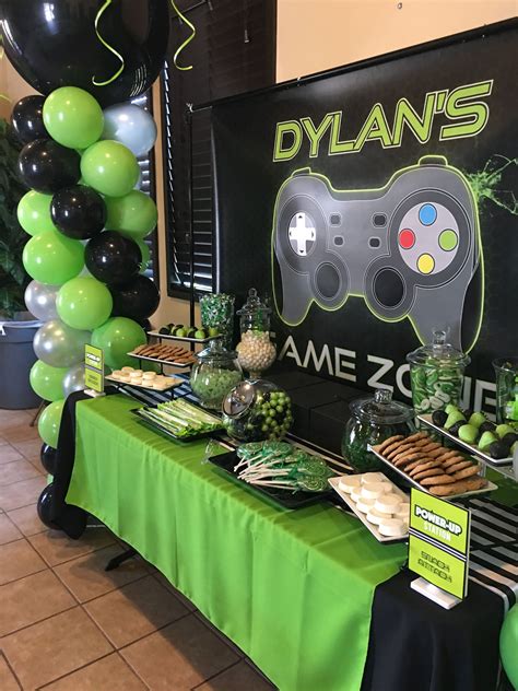 Video game party | Video games birthday party, Party themes for boys ...
