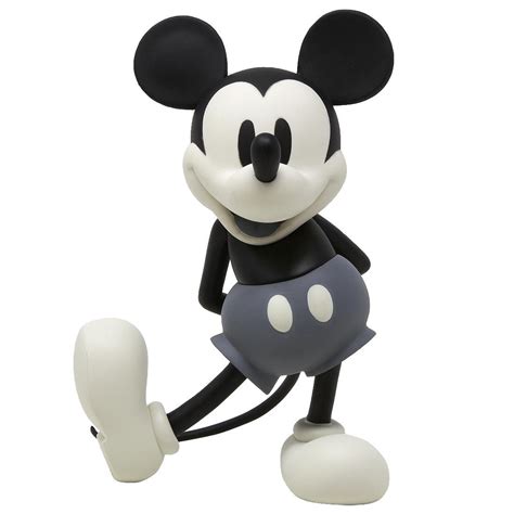 Medicom Vcd Mickey Mouse Standard Bandw Ver Figure Black