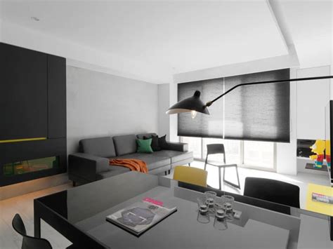 Z Axis Design Creates A Stylish Contrast Strong Apartment In Taiwan