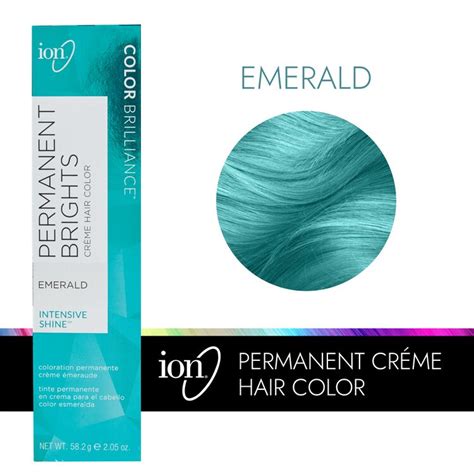 Ion Permanent Brights Creme Hair Color Emerald By Color Brilliance