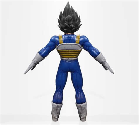 Vegeta From Jump Force Free 3d Model By Migs