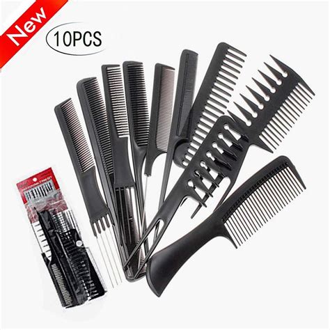 10pcs Plastic Hair Comb Set Pp Comb Pick Kit Tt Hair Comb Kit Styling