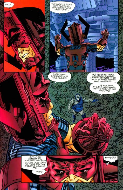 Darkseid Vs Galactus By John Byrne Darkseid Silver Surfer New Gods