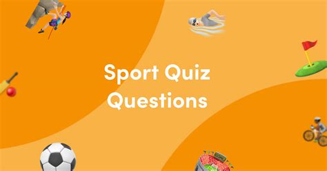 50 Sport Quiz Questions And Answers Kwizzbit