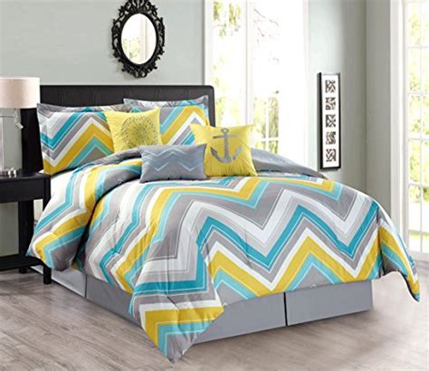 Compare Price Blue And Yellow Bedding On