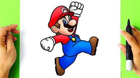 Como Desenhar O Super Mario Passo A Passo Como Dibujar A Super Mario