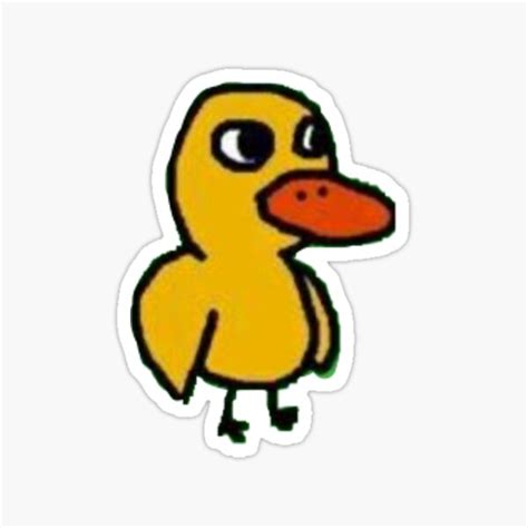 duck walked up to a lemonade stand sticker for sale by jackiec8 redbubble