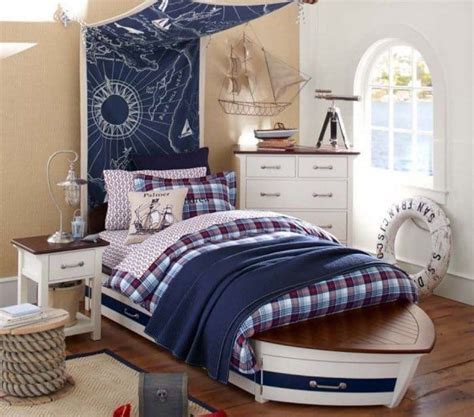 Nautical Theme For Your Kids Bedrooom Bedroom Design Bedroom Themes