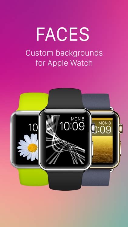 Faces Custom Backgrounds For The Apple Watch Photo Watch Face By