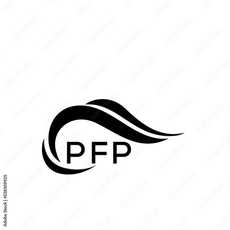 Pfp Letter Logo Pfp Blue Image Pfp Monogram Logo Design For