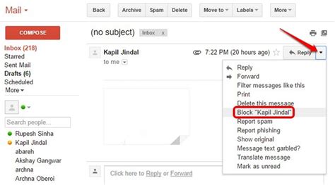How To Block An Email Address In Gmail On Web And Android Beebom