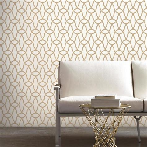 Peel and stick to apply, pull up to remove. RoomMates 28.2-sq ft Gold Vinyl Trail Self-Adhesive Peel ...