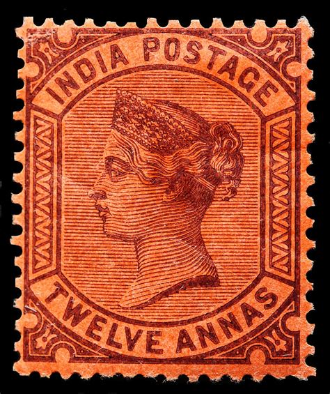 Old Indian Postage Stamp Photograph By James Hill Pixels