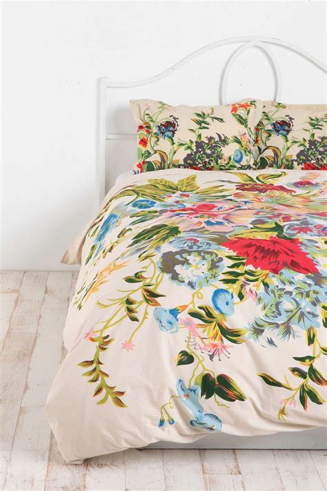 Romantic Floral Scarf Sham Set Of 2 Urban Outfitters Home Summer Bedding Duvet Covers