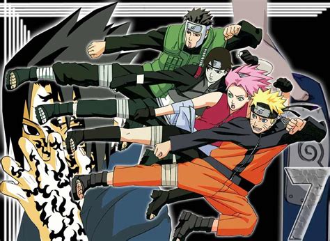 Naruto And Bleach Anime Wallpapers Team Kakashi Naruto Shippuden Team 7