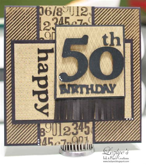 A symbol that his presence on this earth. Lezlye Lauterbach, Designs: 50th Male Birthday Card-Shop ...