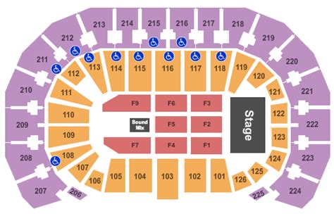 Intrust Bank Arena Seating Chart And Maps Wichita