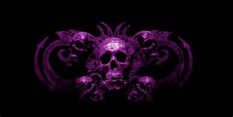42 Purple Skull Wallpapers Wallpapersafari