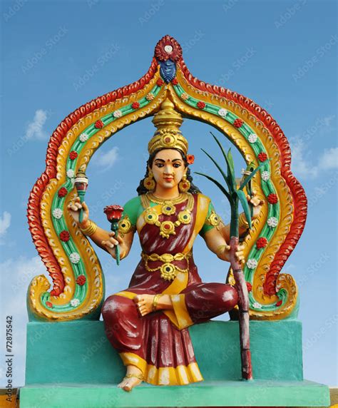 Hindu Goddess Amman Stock Photo Adobe Stock